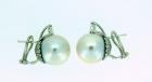Orecchini perle Australiane e brillanti cod. 4756T